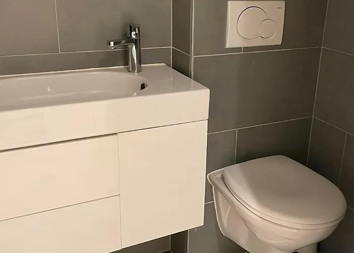 Pully Lakeside Street And Direct Bus To Train Station Lausanne